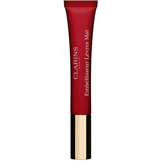 CLARINS velvet lip perfector embellisseur lèvres mat - lucidalabbra n. 03 velvet red