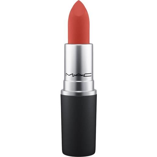 MAC powder kiss lipstick 316 devoted to chili rossetto idratante 3 gr