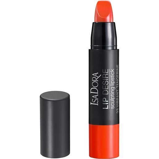 ISADORA lip desire sculpting lipstick 33 vibrant tangerine