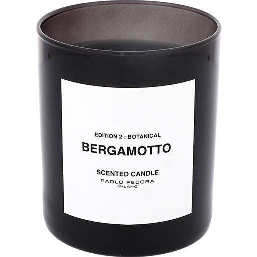 PAOLO PECORA candela bergamotto candele in vetro 210 gr