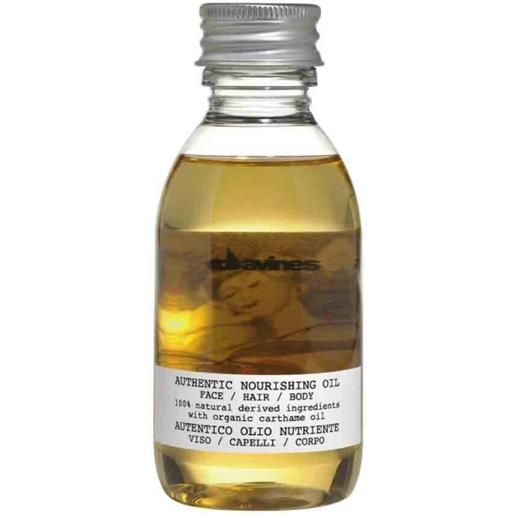 Davines authentic formulas nourishing oil 140ml - olio nutriente capelli décolté viso e corpo