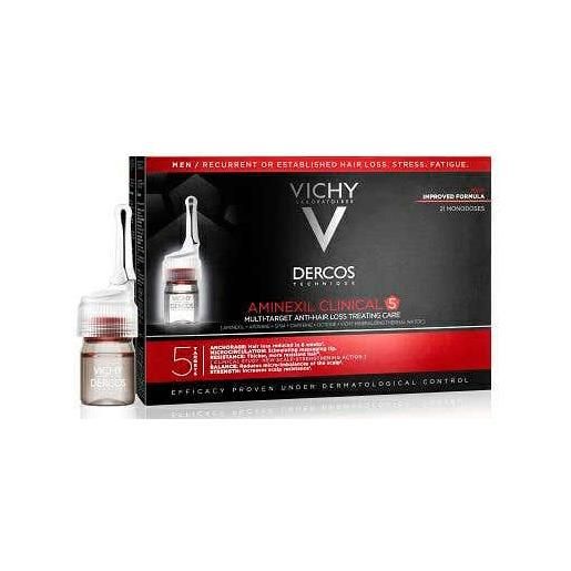 Vichy dercos aminexil trattamento anticaduta uomo 21 fiale x 6 ml Vichy