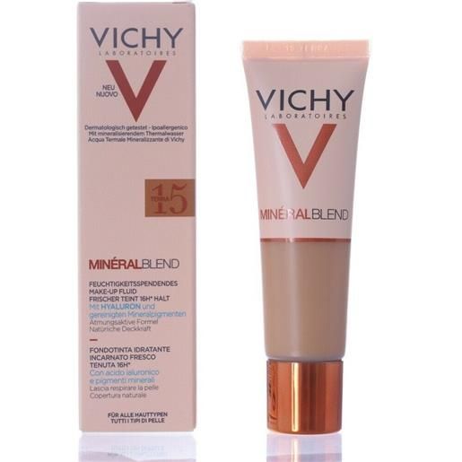 Vichy minéralblend fondotinta idratante copertura naturale- 15 terra 30 ml Vichy