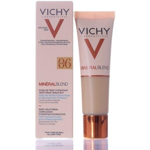 Vichy minéralblend fondotinta idratante copertura naturale- 06 ocher 30 ml Vichy