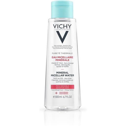 Vichy pureté thermale acqua micellare detergente struccante pelle sensibile 200ml Vichy