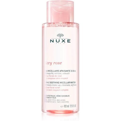 Nuxe very rose acqua micellare lenitiva 3 in 1 400ml Nuxe
