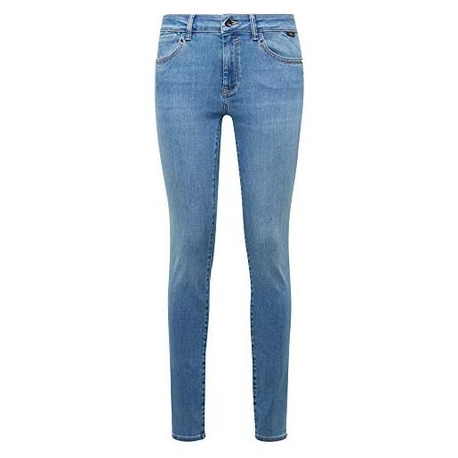 Mavi adriana jeans skinny, nero (smoke zebra punk 29952), w28/l30 (taglia produttore: 28/30) donna