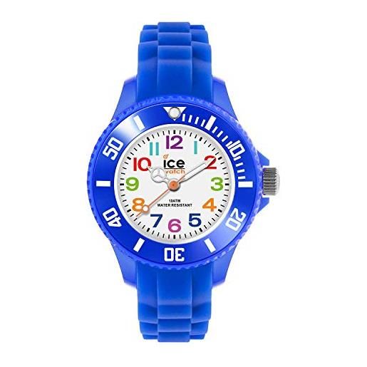 Ice-watch - ice mini blue - orologio blu da bambini con cinturino in silicone - 000745 (extra small)