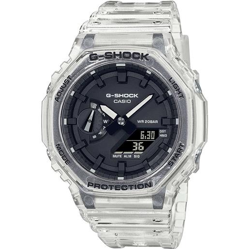 G-Shock orologio G-Shock trasparente gs basic ga-2100ske-7aer