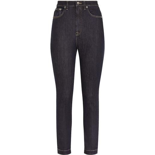 Dolce & Gabbana jeans skinny crop - blu