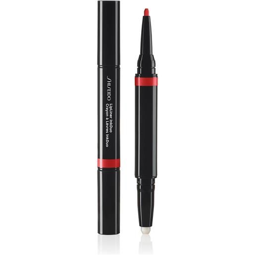 Shiseido lip. Liner ink duo - prime + line orange red/poppy