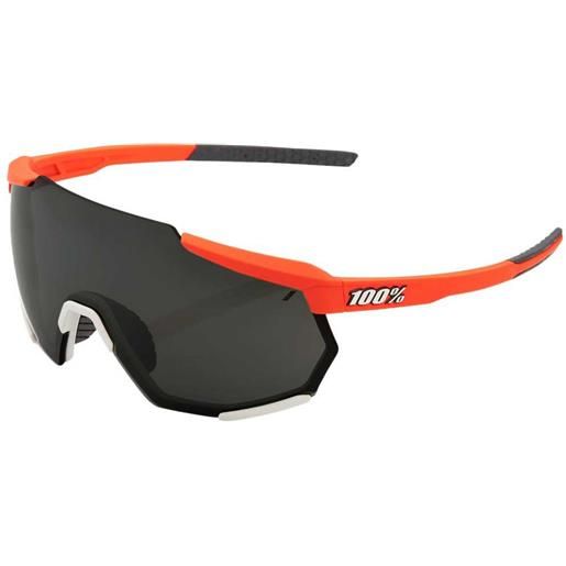 100percent racetrap mirror sunglasses arancione black mirror/cat3