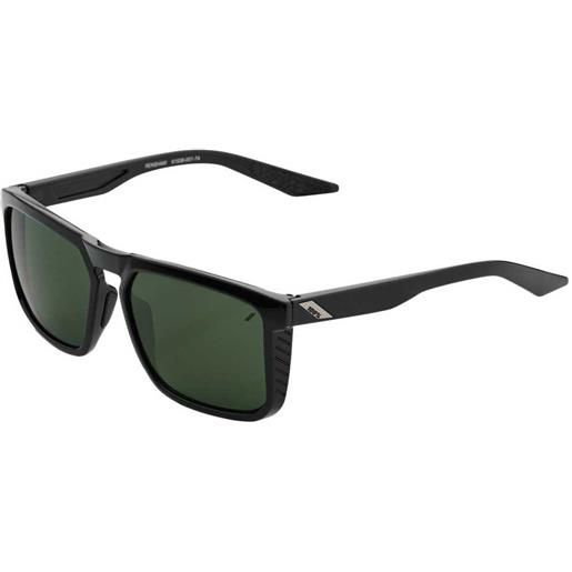 100percent renshaw sunglasses nero grey green/cat3