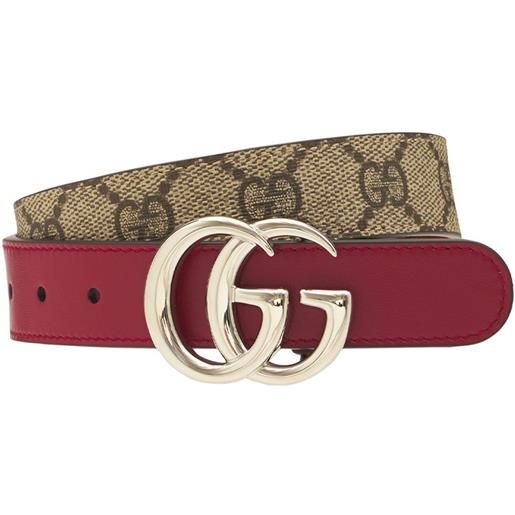 GUCCI cintura in similpelle gg