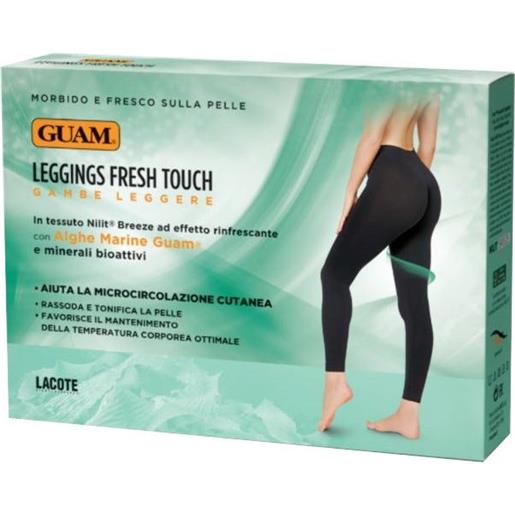 Guam leggings fresh touch gambe leggere xs/s 38/40 1 pezzo nero Guam