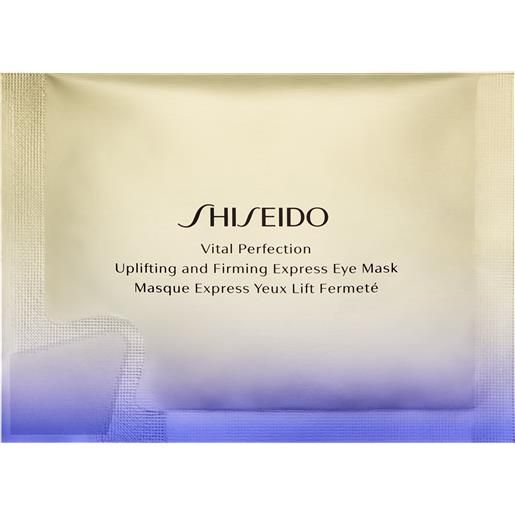 Shiseido uplifting and firming express eye mask 2x12 pz maschera contorno occhi