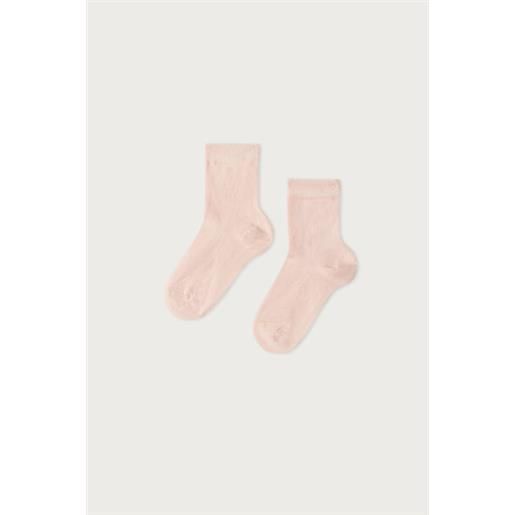 Calzedonia calze corte in cotone da neonato rosa