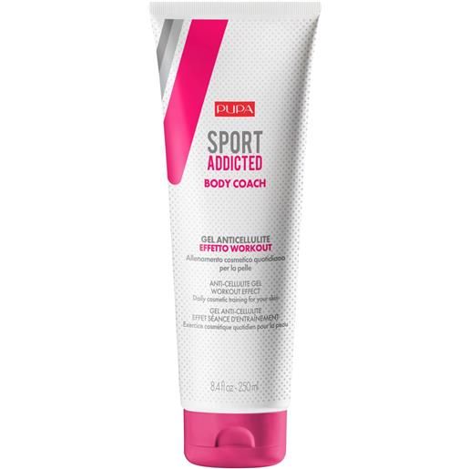 Pupa milano sport addicted body coach - gel anticellulite effetto workout 250ml