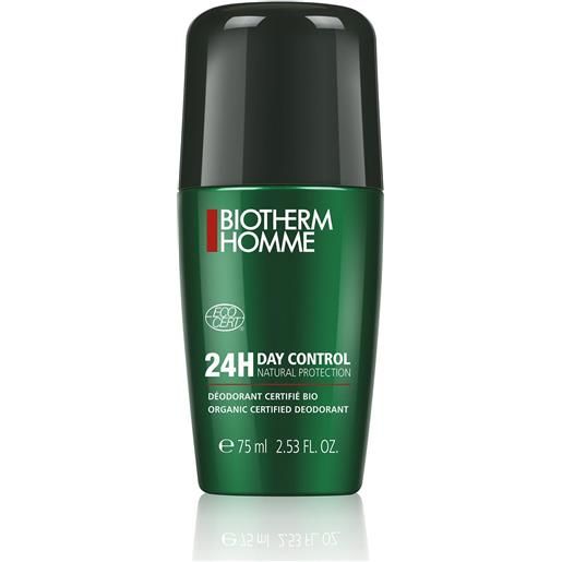 Biotherm homme day control natural protection 24h deodorante roll-on 75ml