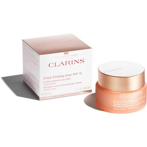Clarins extra-firming crema antirughe spf 15 tutti i tipi di pelle 50ml