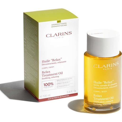 Clarins olio `relax` 100% estratti puri di piante 100 ml