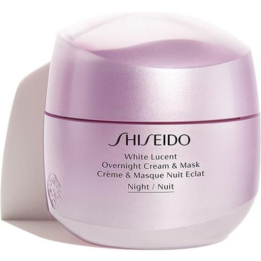 Shiseido white lucent overnight cream & mask