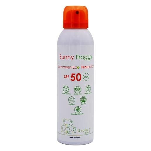 Grabyz sunny froggy Grabyz protezione solare spf 50 eco