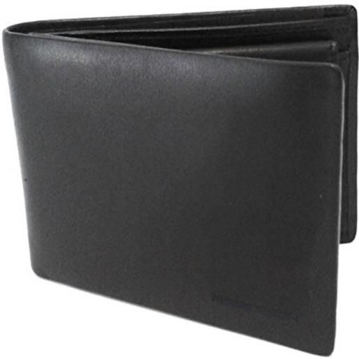 Momo Design portafoglio con patta porta tessere pelle nero momo. Design mdpu 00428m