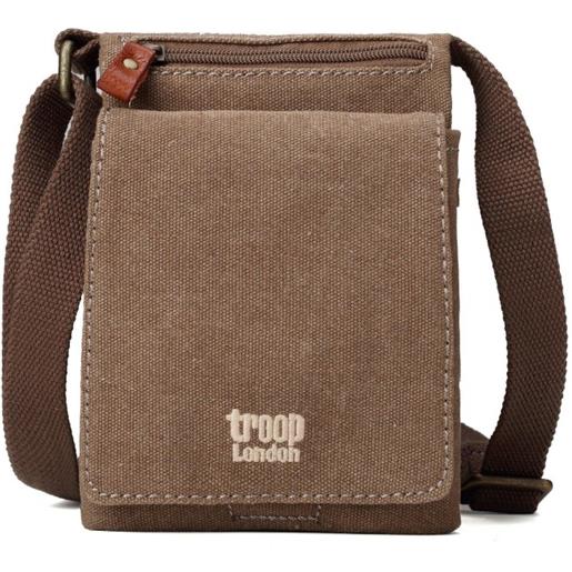 Troop London borsello a tracolla Troop London classic canvas brown