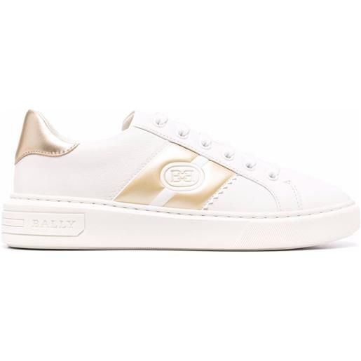 Bally sneakers con logo - bianco