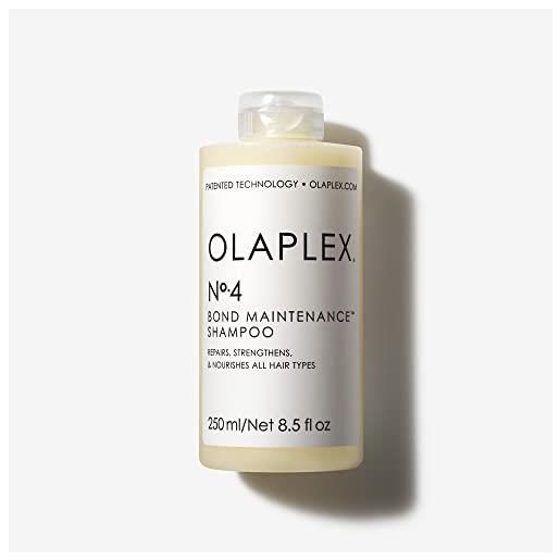 Olaplex no. 4 shampoo bond maintenance - shampoo idratante, 250 ml, 1 pezzo