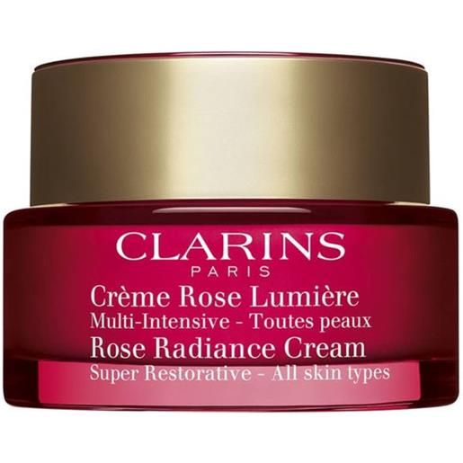 Clarins rose lumière - crema giorno anti età , 50 ml - trattamento viso