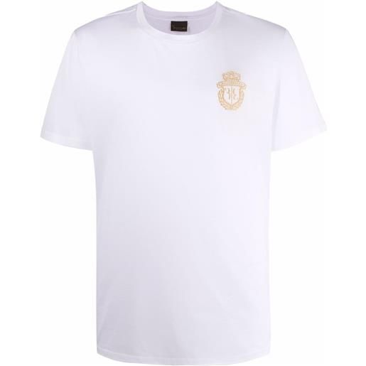 Billionaire t-shirt con logo - bianco