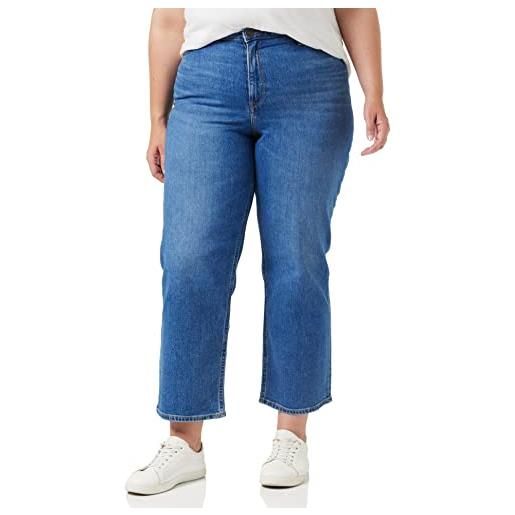 Lee wide leg long jeans donna, blu (used alton), 27w/31l