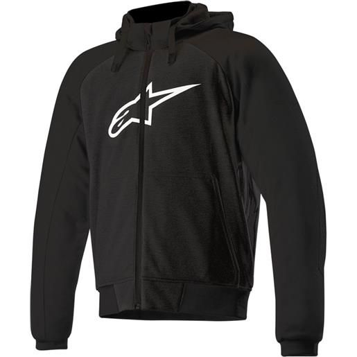 Alpinestars chrome sport full zip sweatshirt nero 3xl uomo