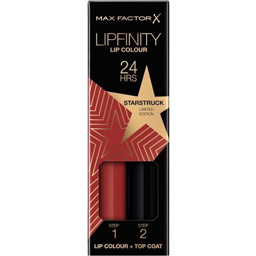Max Factor lipfinity lip colour tinta labbra matte lunga durata e gloss idratante 90 starstruck makeup sets