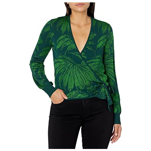 Desigual jers_les marais maglione, verde, xl donna