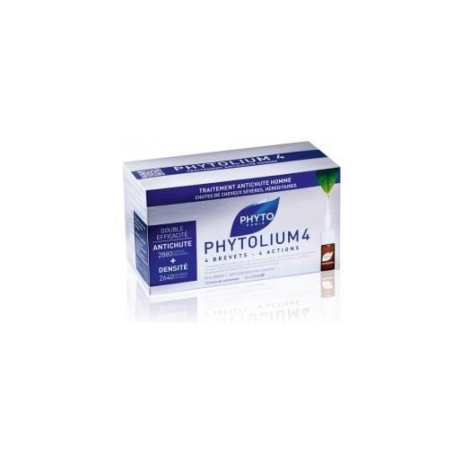 Phyto phytolium 4 trattamento anti-caduta per capelli uomo 12 fiale