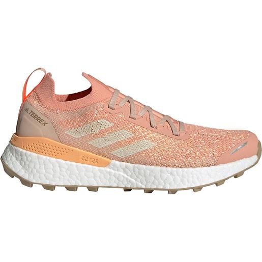 Adidas terrex two ultra primeblue trail running shoes arancione eu 41 1/3 donna