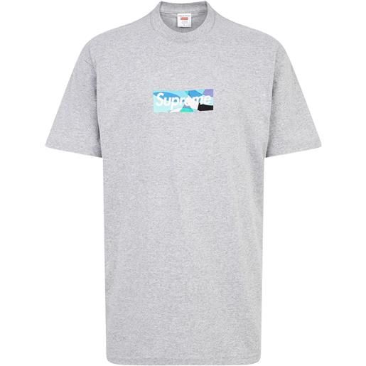 Supreme t-shirt con logo supreme x emilio pucci - grigio