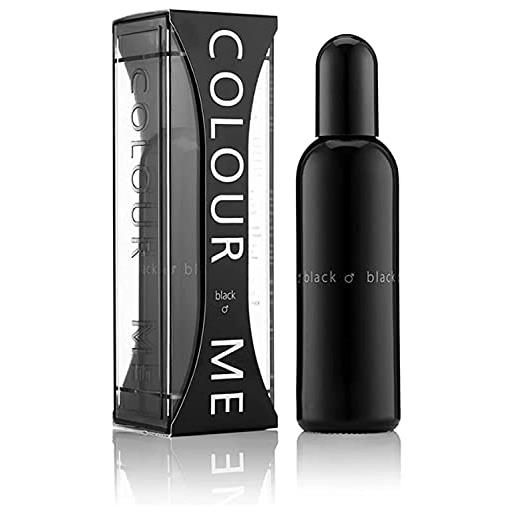 Colour me black - fragrance for men - 90ml eau de parfum, by milton-lloyd