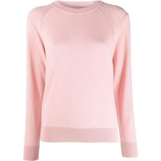 Barrie maglione con dettaglio a coste - rosa