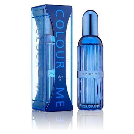 Colour me blue - fragrance for men - 90ml eau de parfum, by milton-lloyd