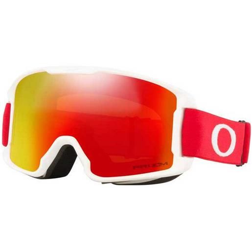 Oakley line miner s prizm snow ski goggles rosso prizm snow torch/cat3