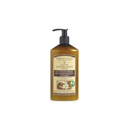 L'Erboristica latte detergente all'olio di argan e alfaidrossiacidi dei fiori 300 ml