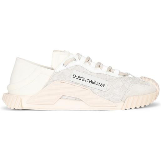 Dolce & Gabbana sneakers senza lacci ns1 - bianco