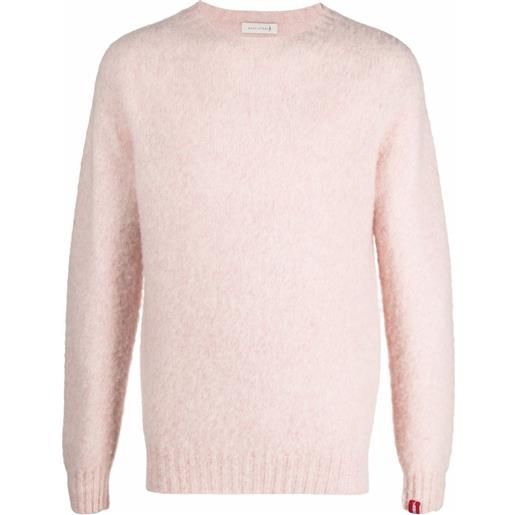 Mackintosh maglione a girocollo hutchins - rosa