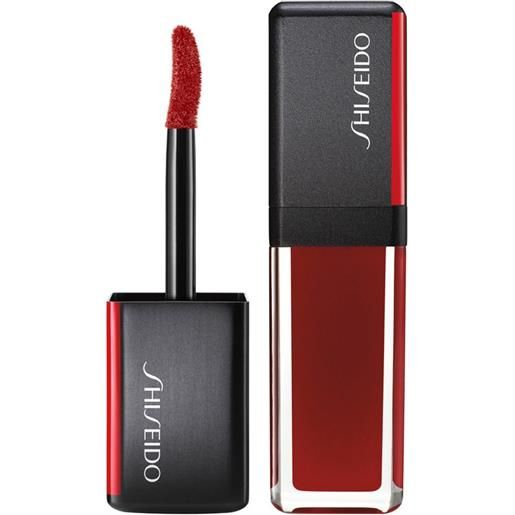 Shiseido lacquer. Ink lip. Shine 307 - scarlet glare