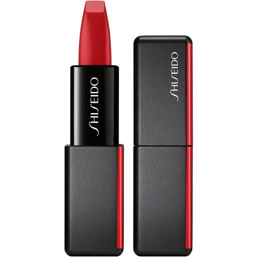 Shiseido modern. Matte powder lipstick 514 - hyper red