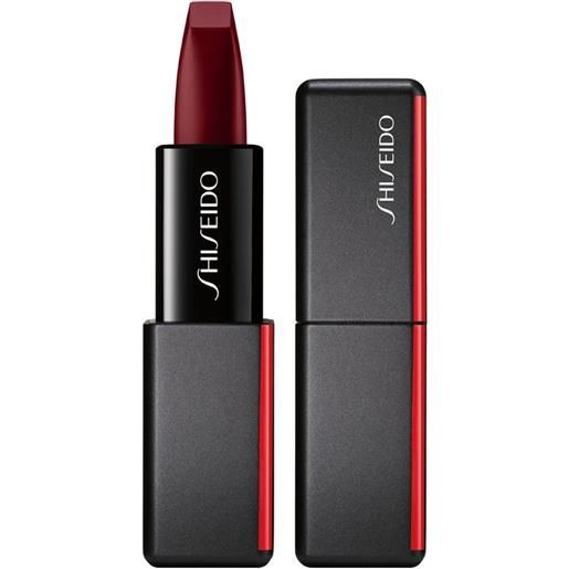 Shiseido modern. Matte powder lipstick 522 - velvet rope